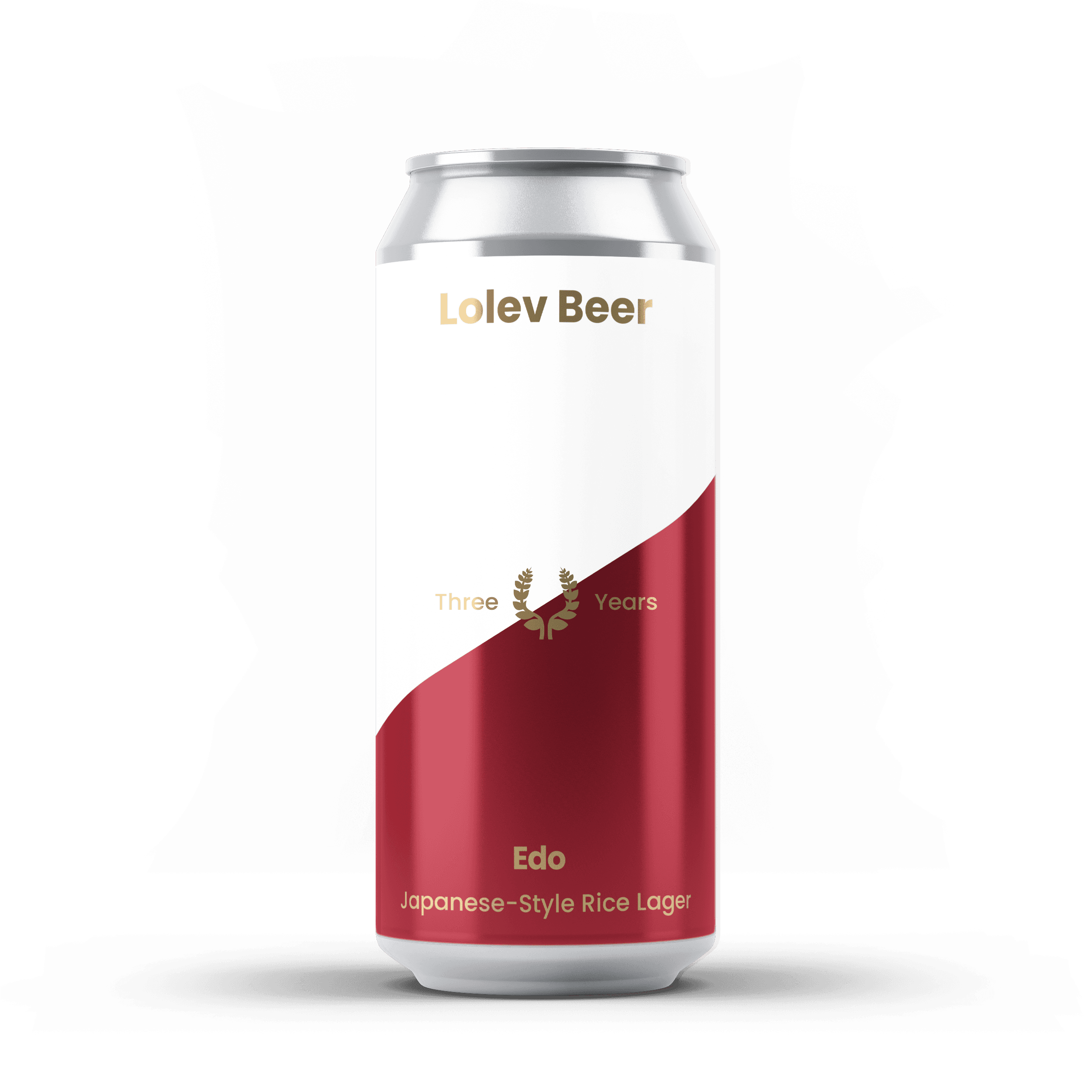 Edo Anniversary beer can